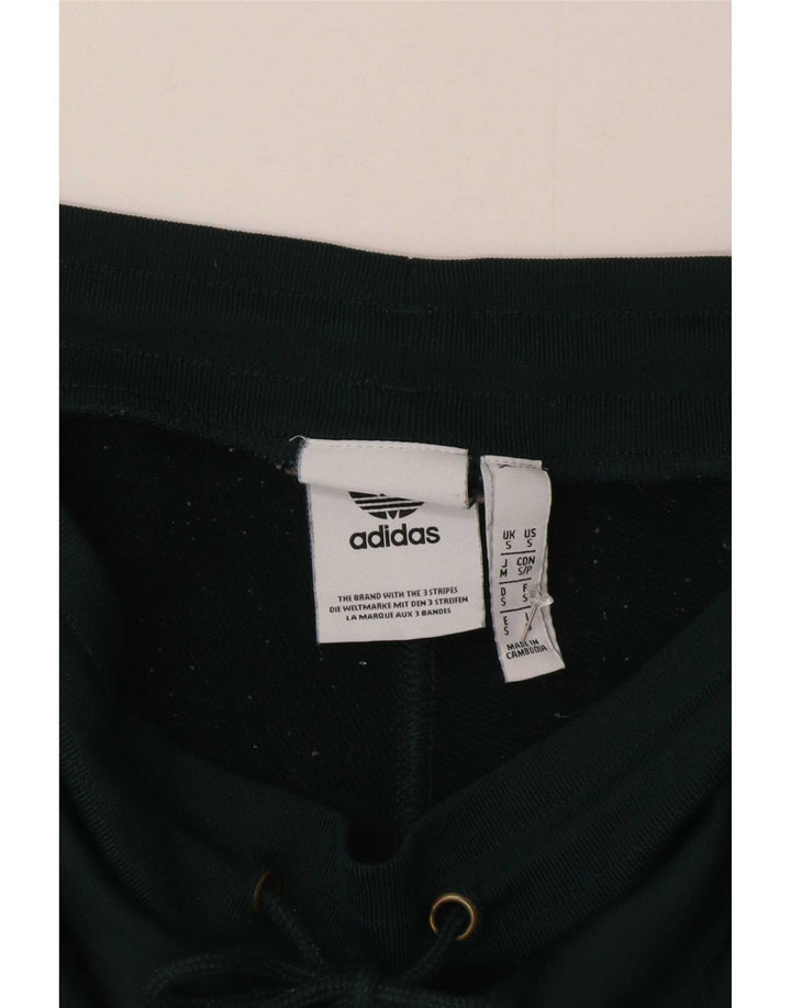 Pantaloncini sportivi grafici da uomo Adidas piccoli in poliestere color block verde