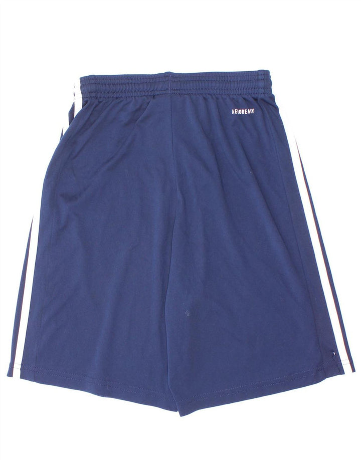 Pantaloncini sportivi Adidas Aeroready da uomo XS in poliestere blu navy