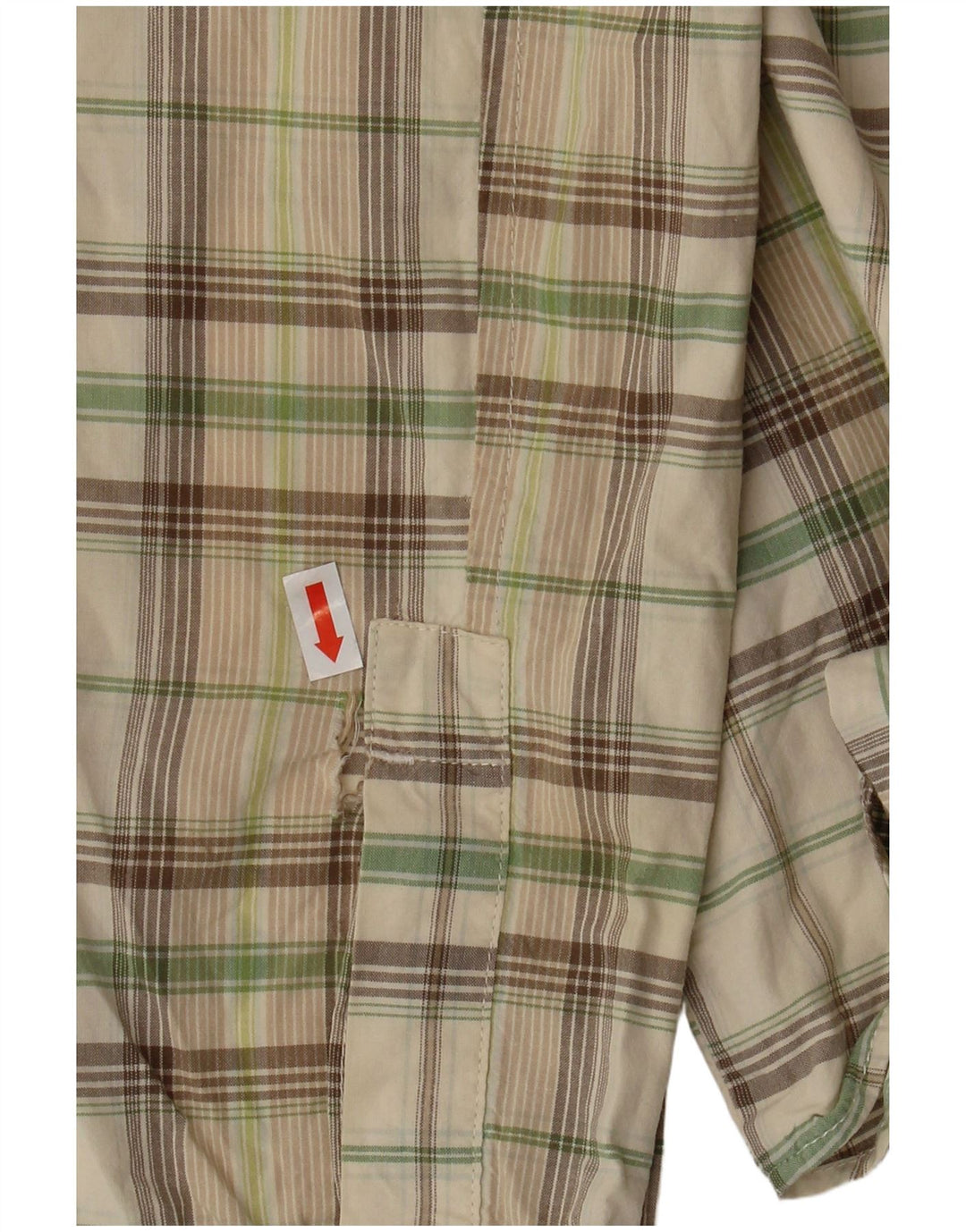 Camicia da uomo Quiksilver in cotone a quadri verde medio
