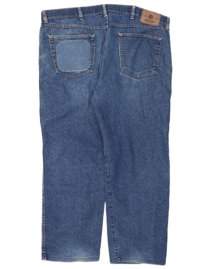 Jeans dritti vestibilità regolare da donna Wrangler W40 L29 cotone blu