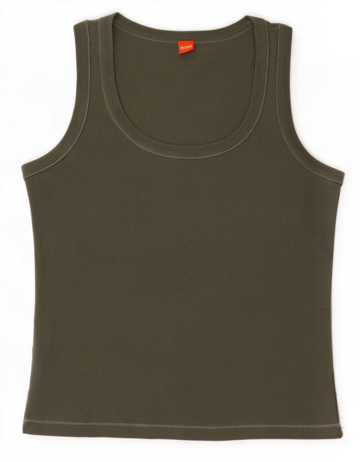 Canotta da donna Hugo Boss UK 12 medio cachi