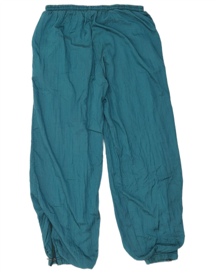 Tuta intera vintage da uomo vestibilità ampia IT 48/50 color block blu medio