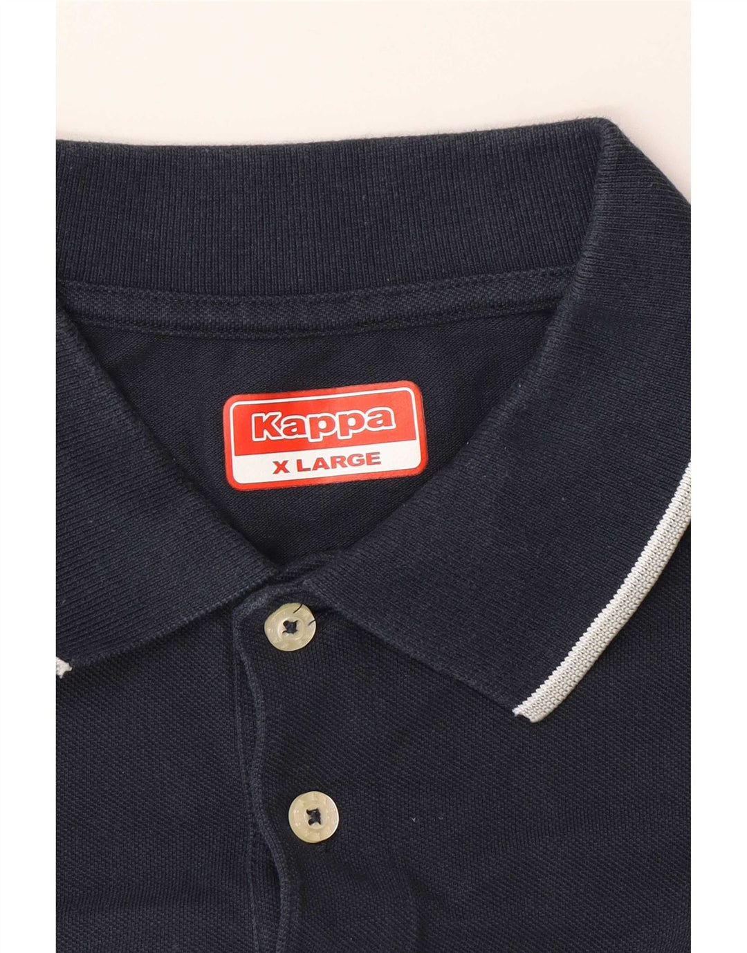 Polo Kappa da uomo XL blu navy