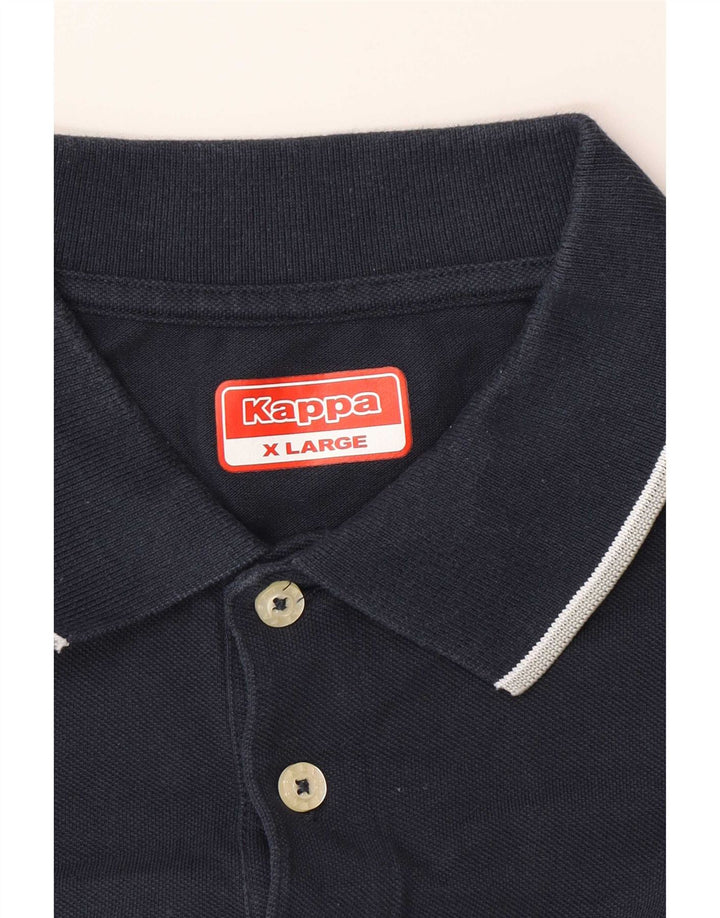 Polo Kappa da uomo XL blu navy