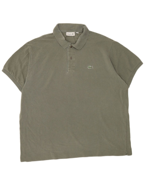 Polo Lacoste da uomo vestibilità classica taglia 8 3XL cotone verde