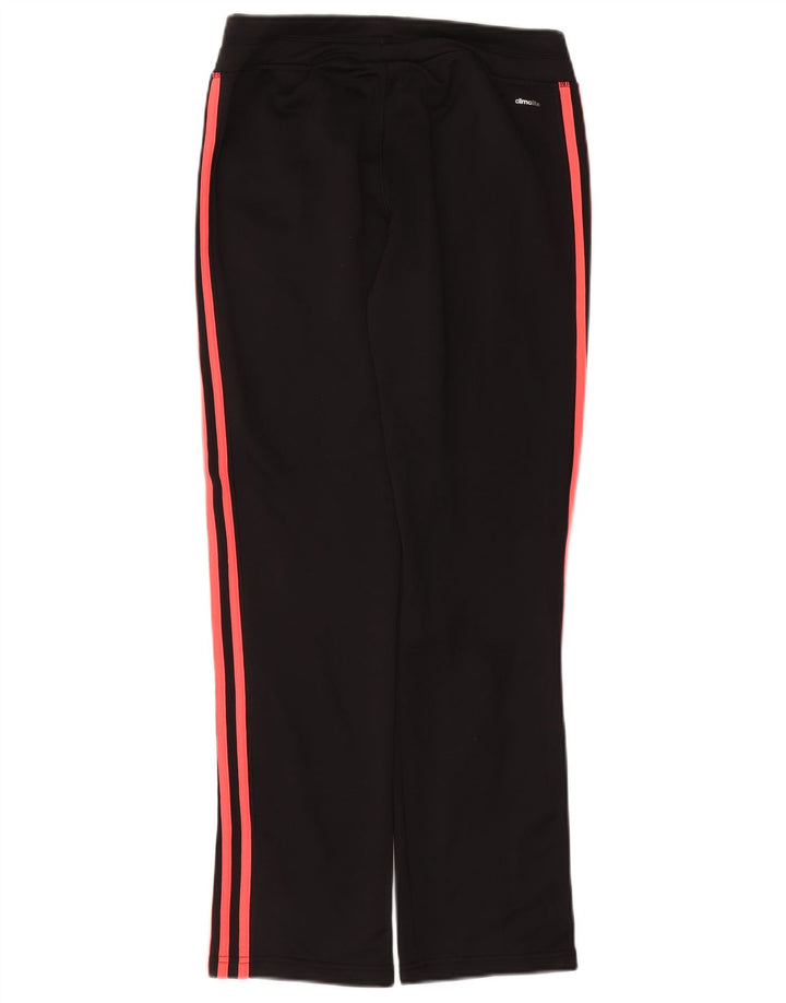 Pantaloni da tuta ADIDAS Climalite da donna UK 10 piccoli poliestere nero