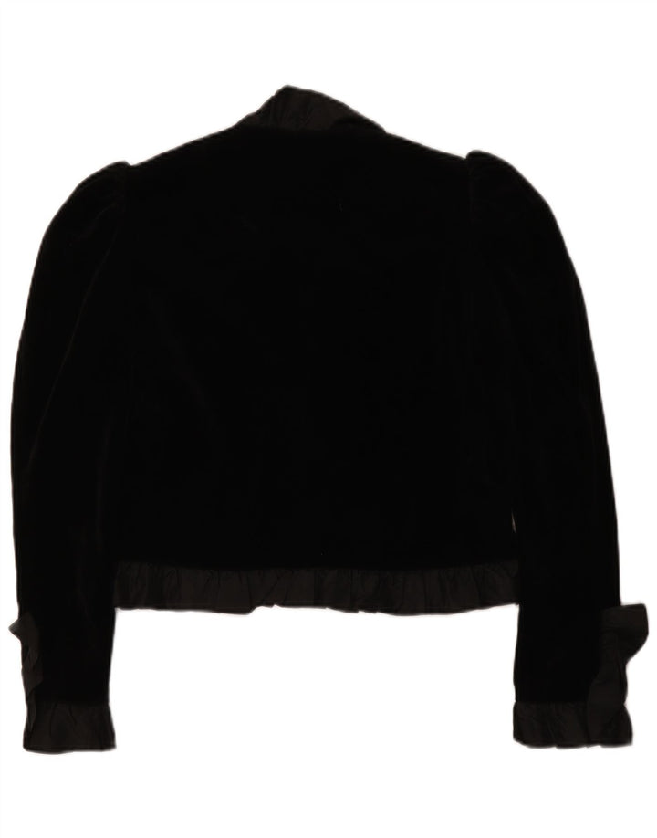 Giacca Bolero vintage da donna EU 36 piccola nera classica