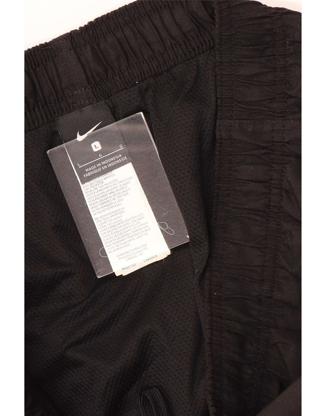 Pantaloncini sportivi da uomo Nike Large neri in poliestere