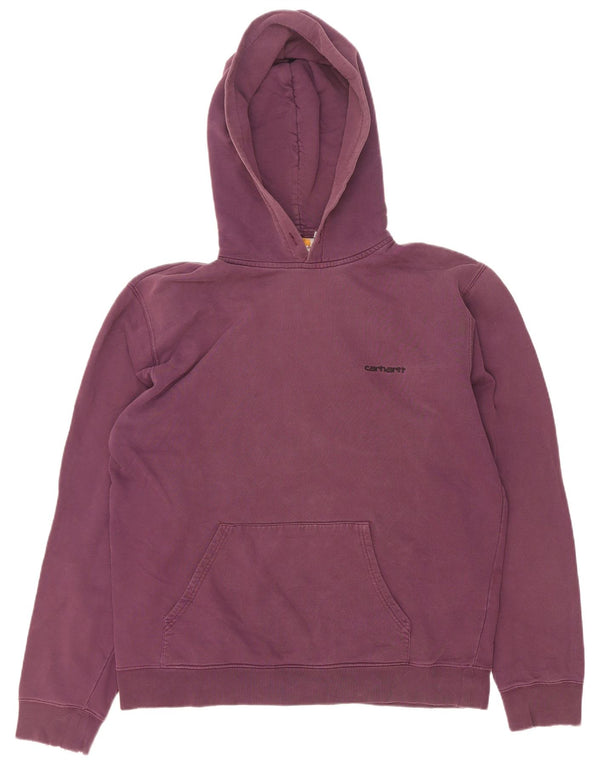 Maglione con cappuccio da uomo Carhartt grande cotone viola