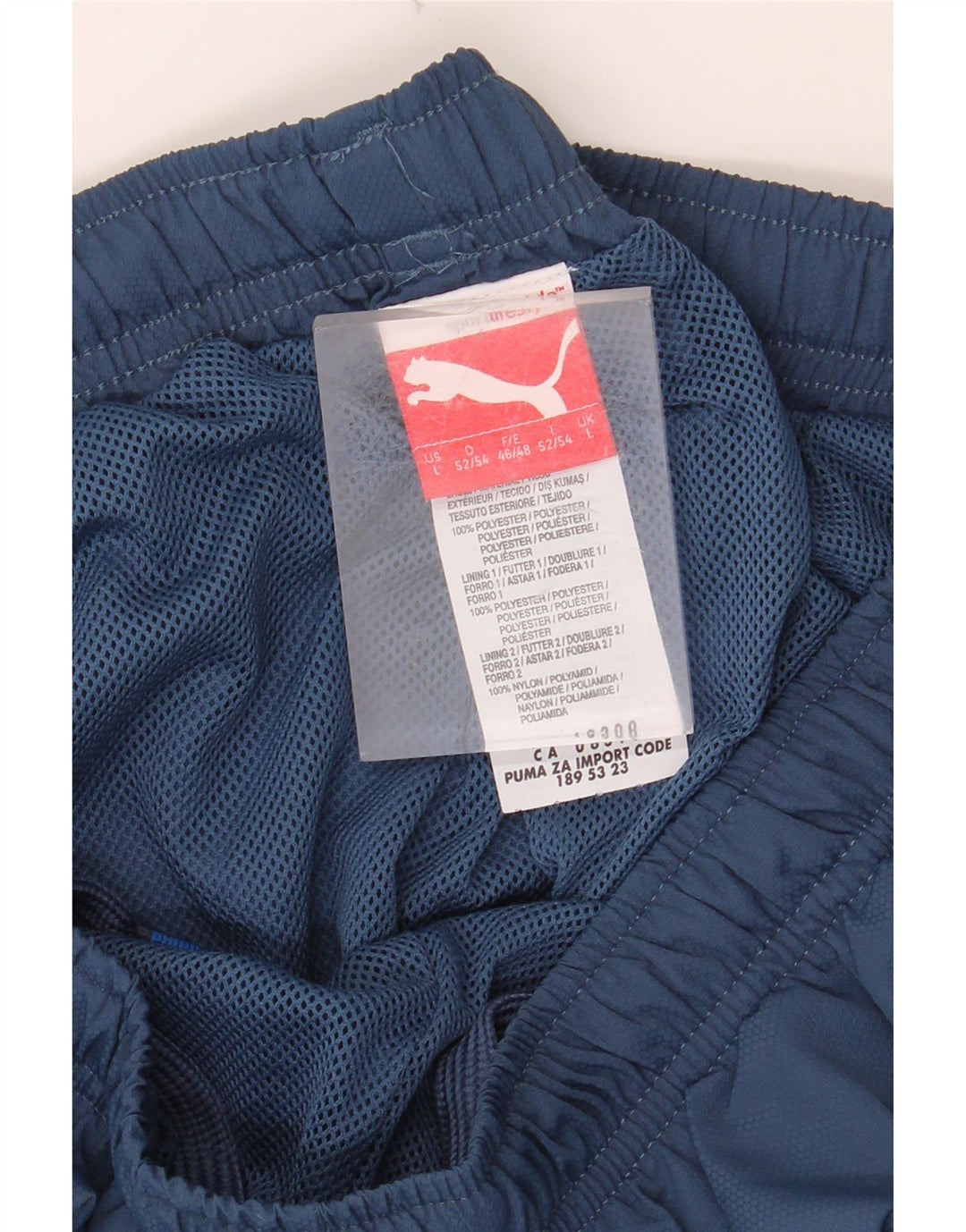 Pantaloni da tuta da uomo PUMA Joggers Large in poliestere blu navy