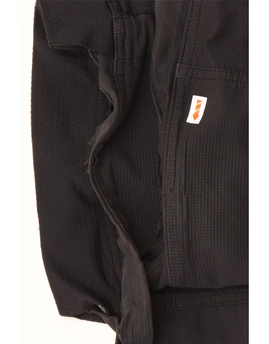 Pantaloni impermeabili dritti da donna Nike UK 8 Small W30 L30 Nero Paisley