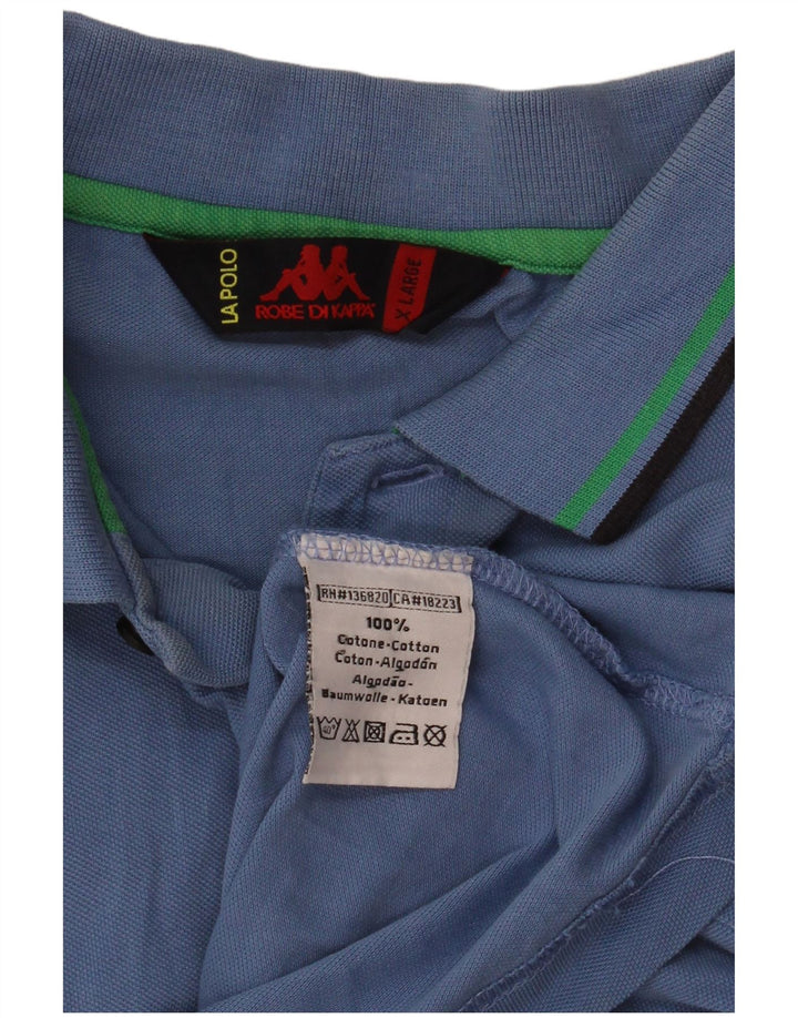 Polo Kappa Uomo XL Cotone Blu