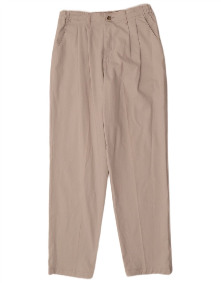 Pantaloni casual affusolati da donna Lee US 12 Large W32 L32 Cotone beige