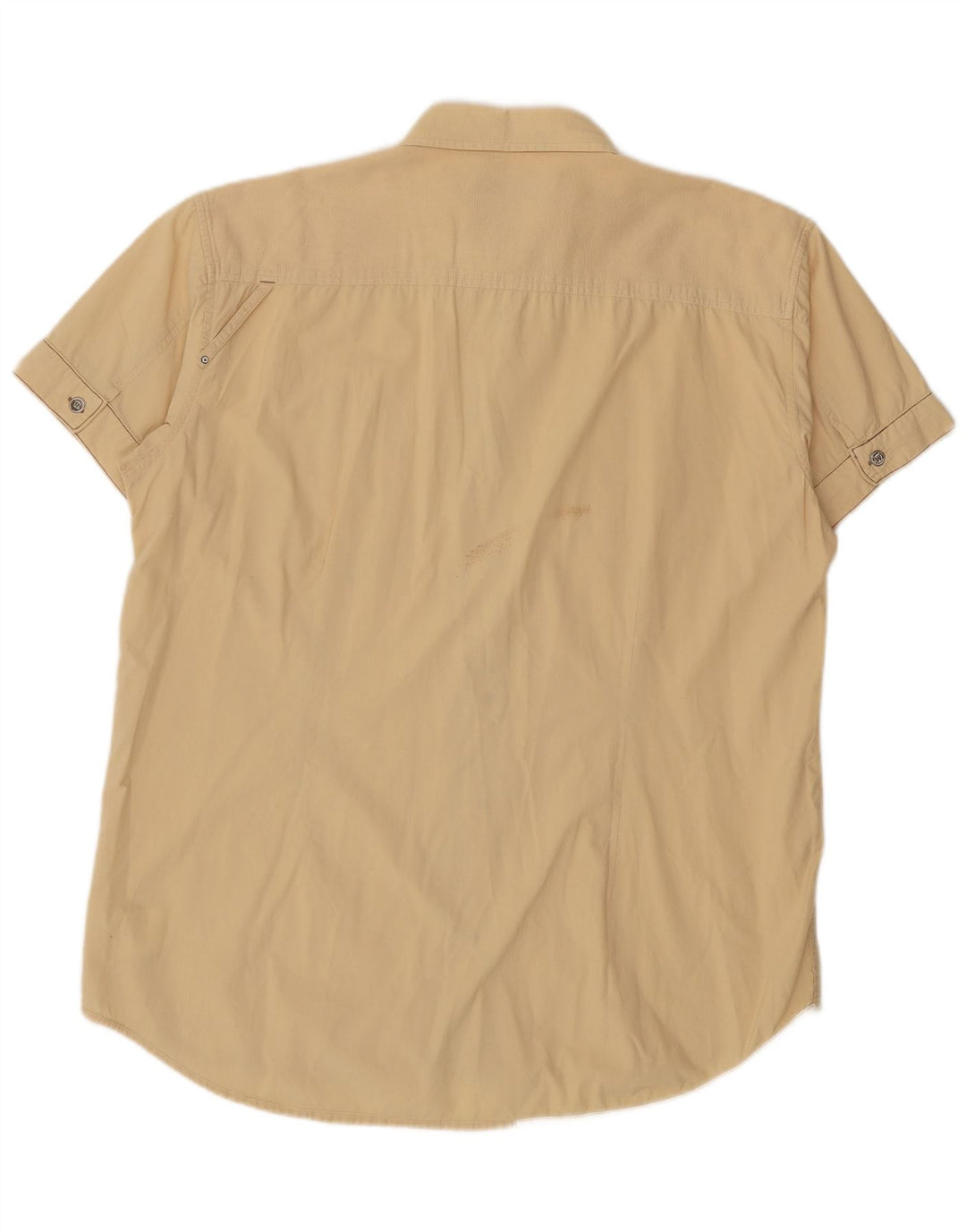 Camicia a maniche corte da uomo WRANGLER 2XL cotone beige