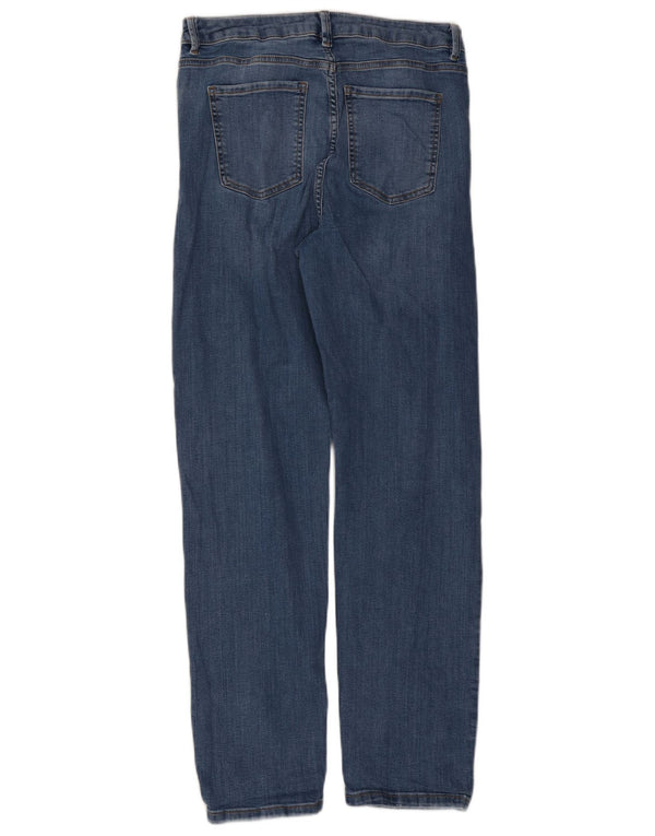 Jeans dritti Marks & Spencer da donna The Sienna UK 14 medio W30 L30 blu