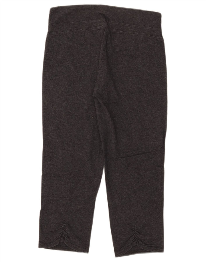 Leggings Capri da donna Puma UK 12 cotone grigio medio