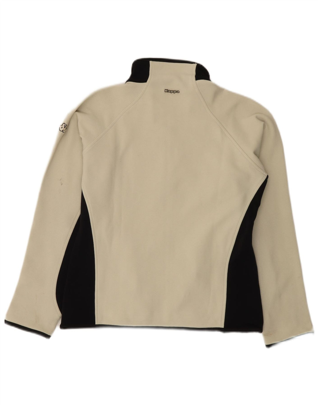 Giacca da tuta da donna Kappa UK 16 Large Poliestere color block bianco