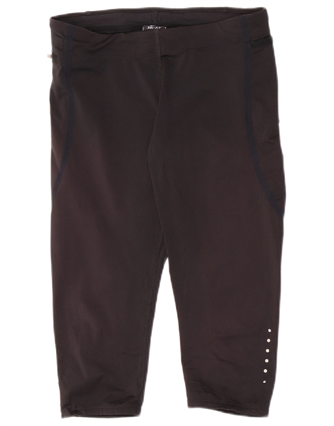 Leggings Capri da donna Nike UK 8 piccoli neri