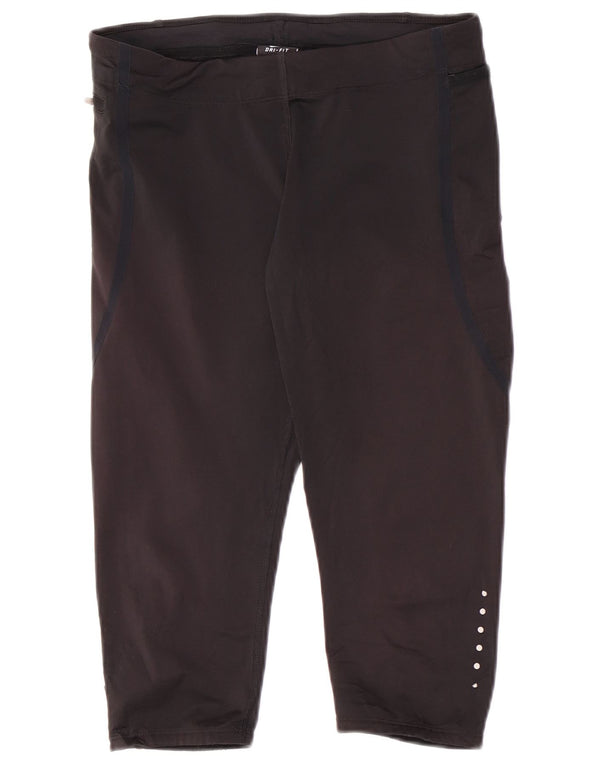 Leggings Capri da donna Nike UK 8 piccoli neri