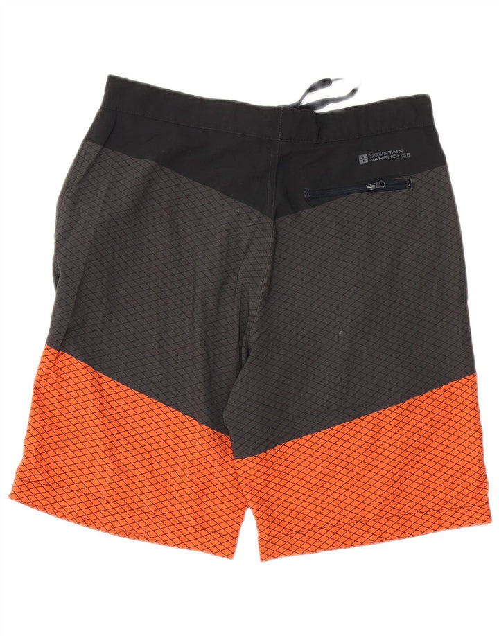 Pantaloncini sportivi da uomo Mountain Warehouse Poliestere color block grigio medio