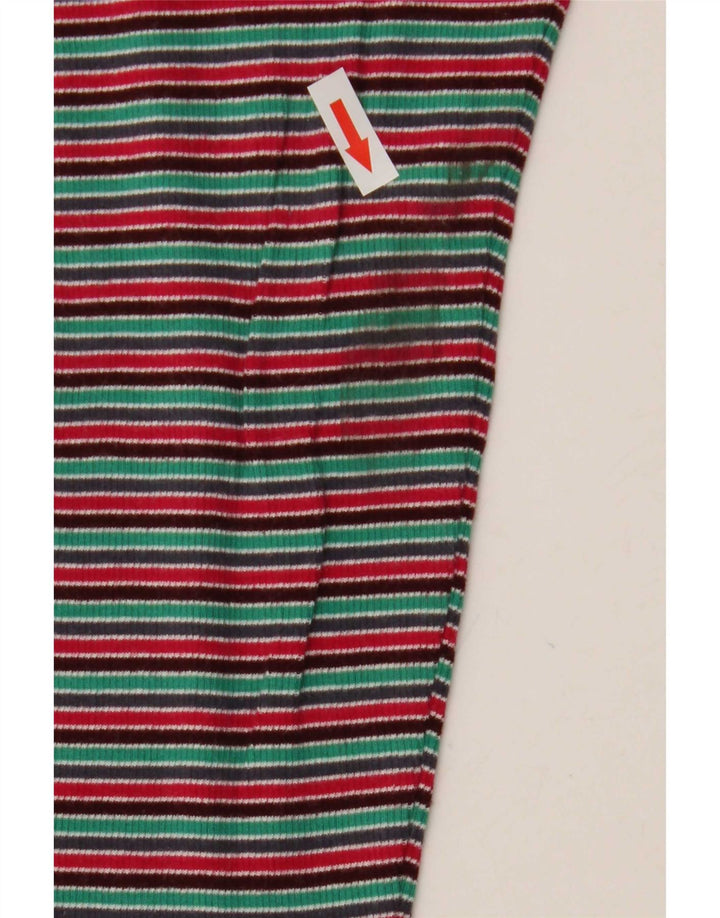Marks & Spencer Top da donna a maniche lunghe UK 14 medio a righe multicolore