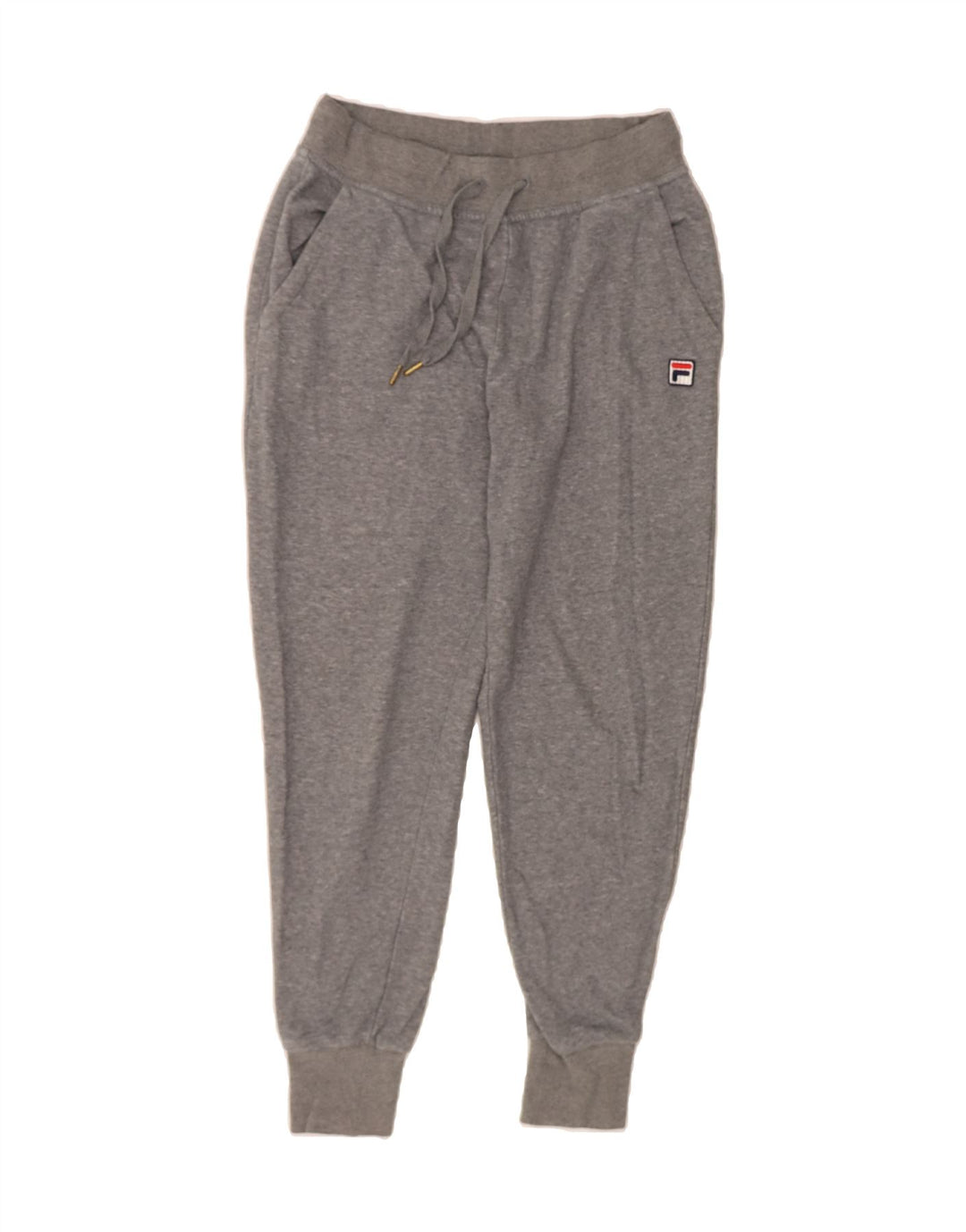 FILA Womens Tracksuit Trousers Joggers UK 12 Medium  Grey Cotton Vintage Fila and Second-Hand Fila from Messina Hembry 