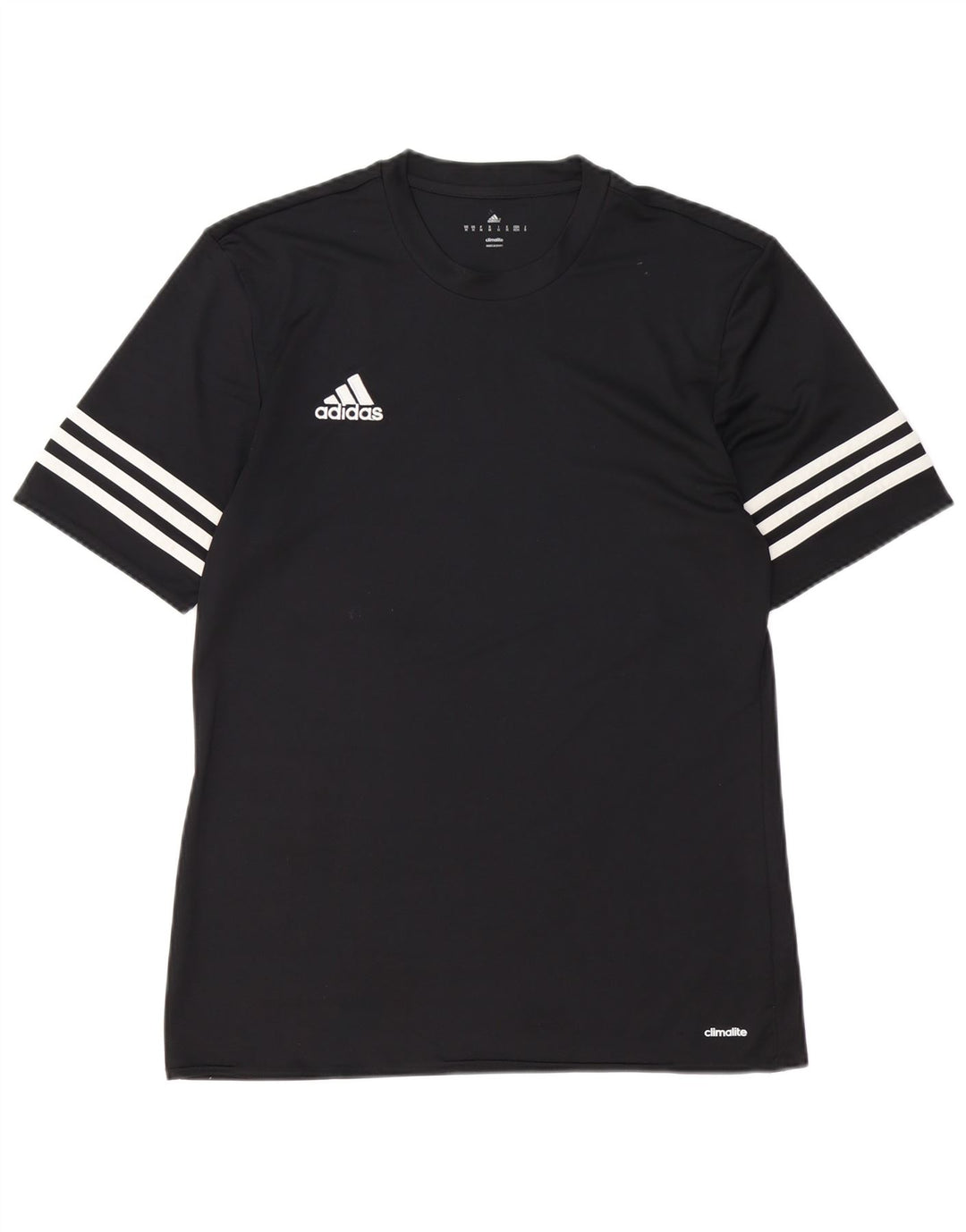 T-shirt Adidas Climalite da uomo, media, in poliestere nero