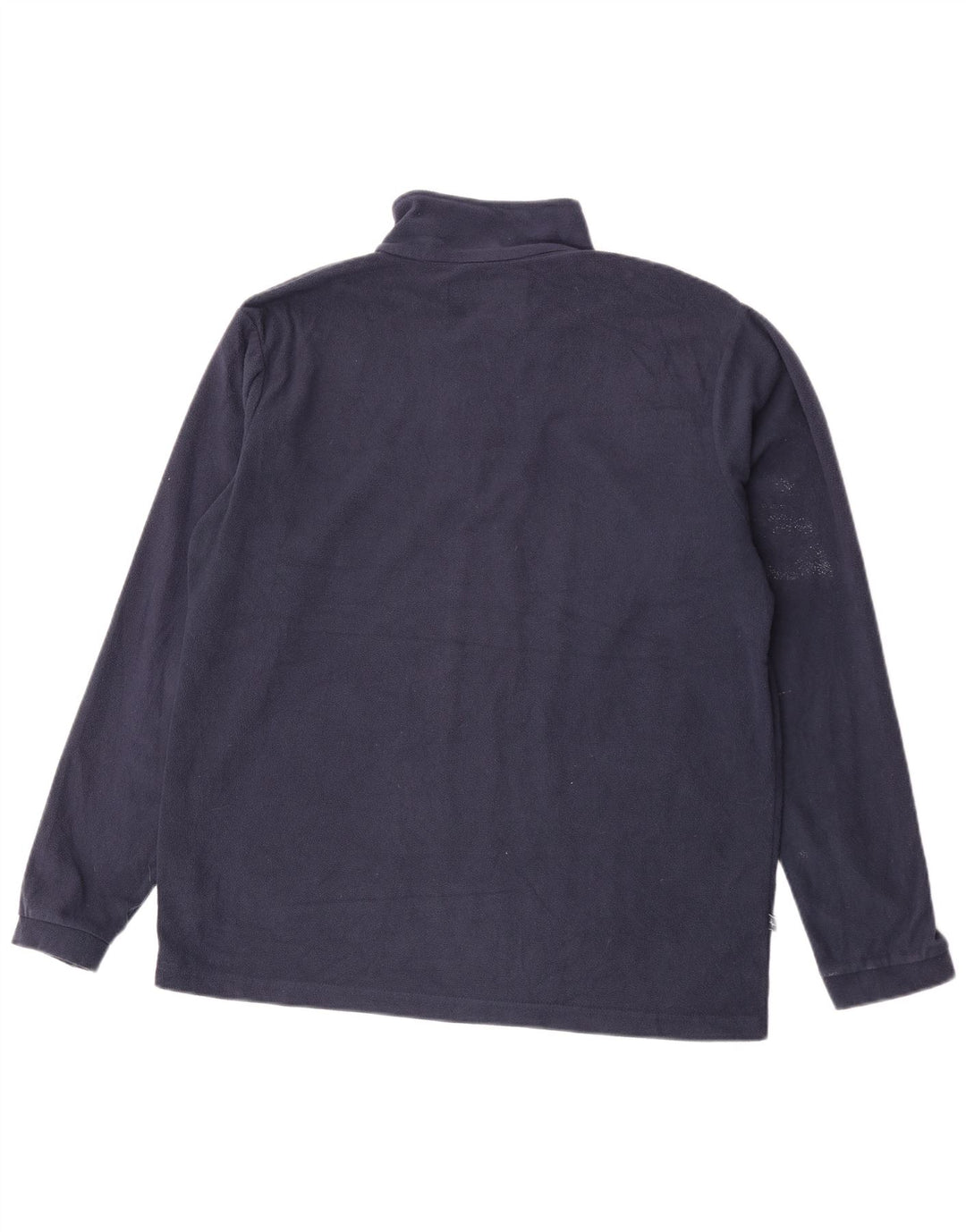 Mountain Warehouse Maglione in pile da uomo con collo con zip, grande, in poliestere blu navy