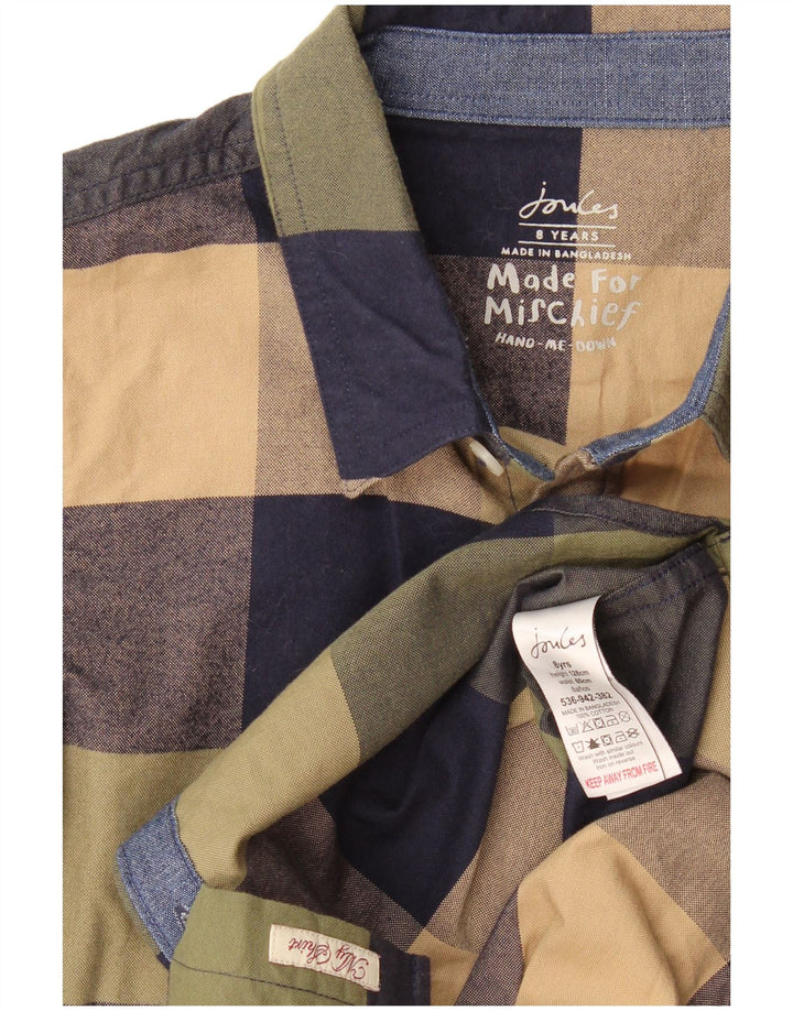 Camicia Joules Bambino 7-8 Anni In Cotone A Quadri Multicolore