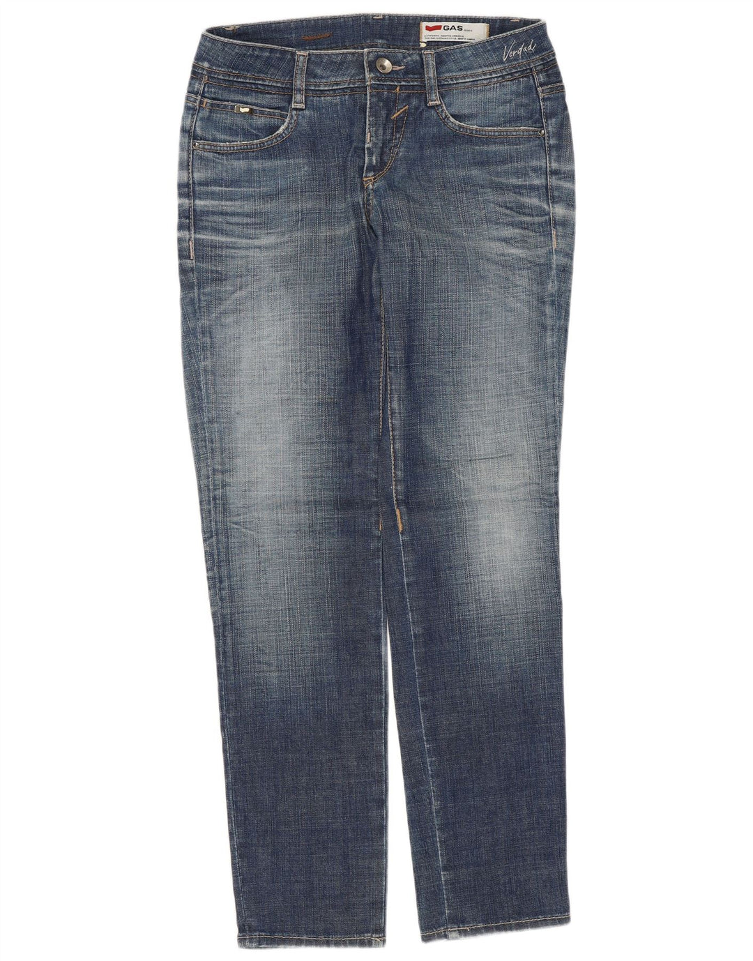 Jeans slim da donna Gas W28 L29 cotone blu