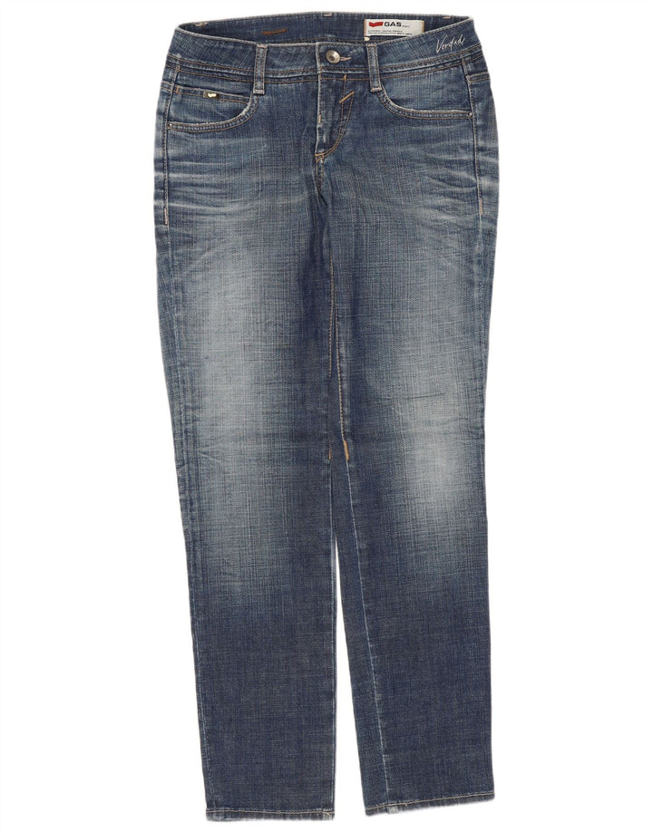 Jeans slim da donna Gas W28 L29 cotone blu