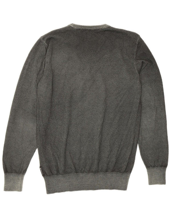 Armani Uomo Maglione Girocollo Maglione Verde Medio Lana Vergine
