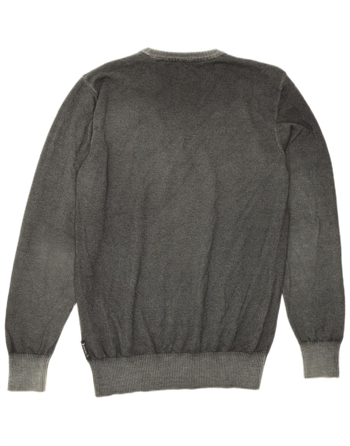 Armani Uomo Maglione Girocollo Maglione Verde Medio Lana Vergine