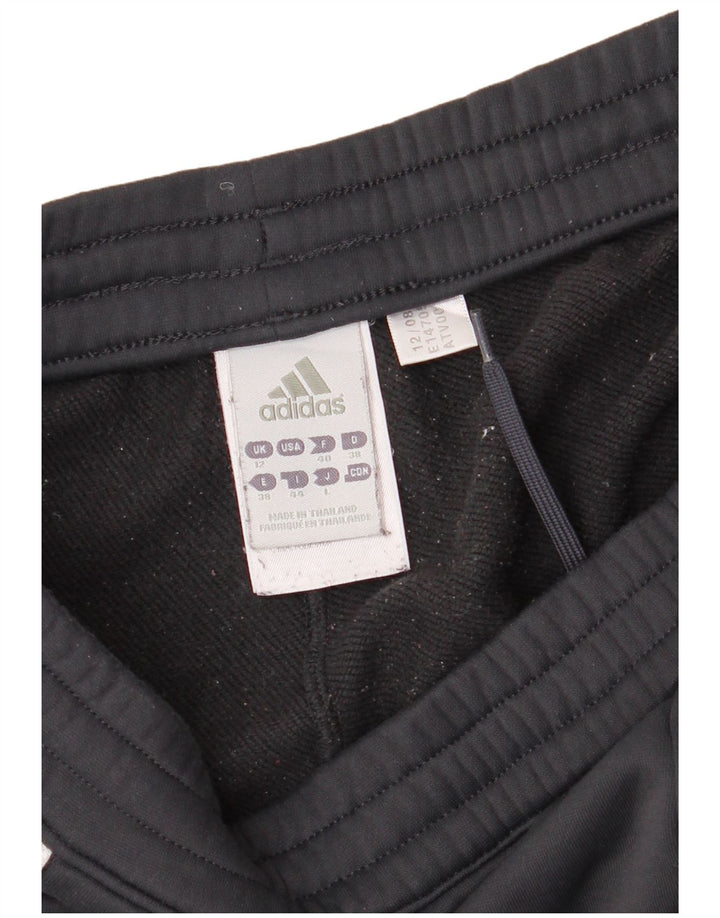 Pantaloni della tuta da donna Adidas UK 12 Poliestere grigio medio