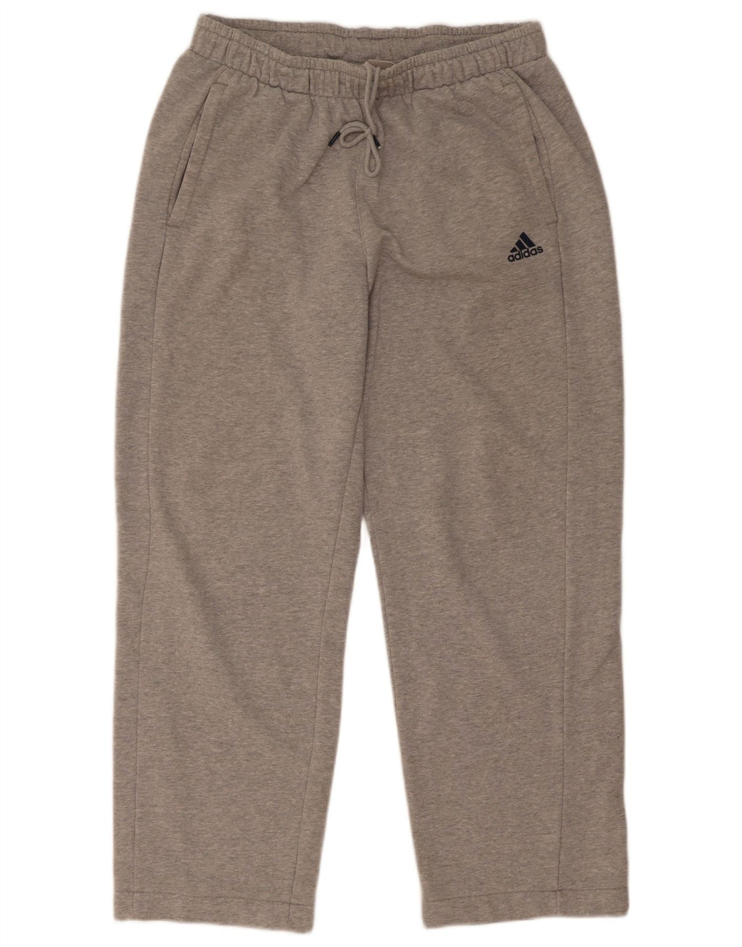 Pantaloni da tuta Adidas Climalite da uomo in cotone grigio medio