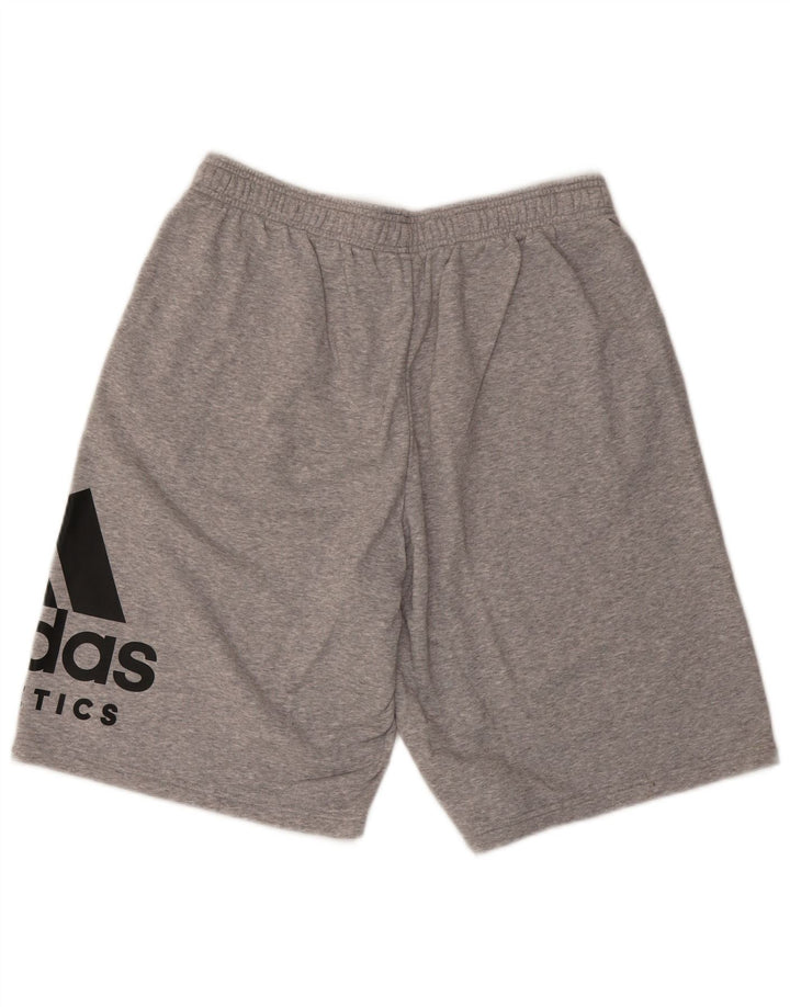 Pantaloncini sportivi grafici da uomo ADIDAS XL in cotone grigio