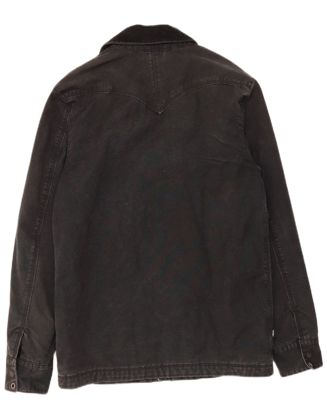 LEVI'S Mens Utility Jacket UK 36 Small Black Cotton