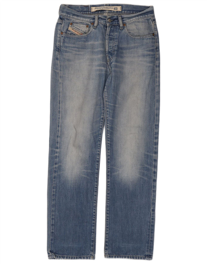 Jeans dritti da uomo Diesel W29 L30 cotone blu