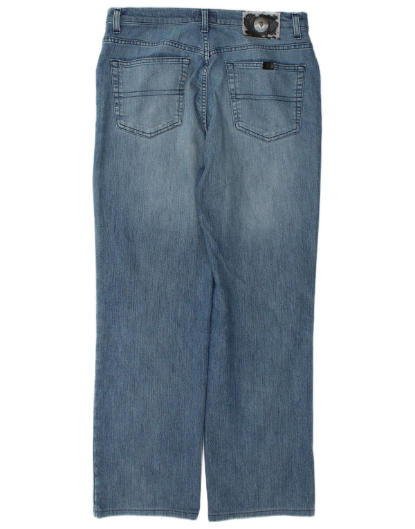 Jeans Straight Uomo Trussardi W32 L30 Cotone Blu