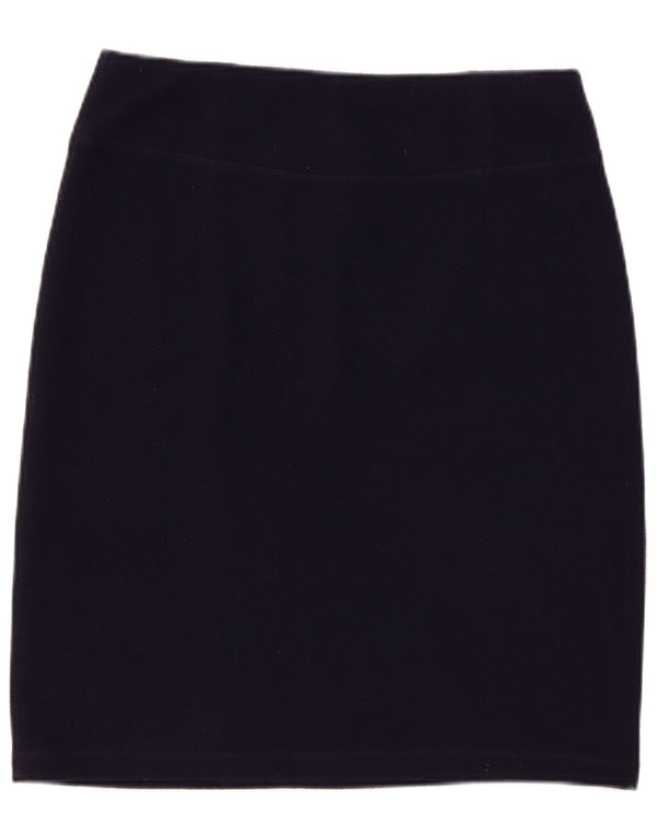 Gonna dritta da donna White Stuff UK 14 Large W36 poliestere blu navy