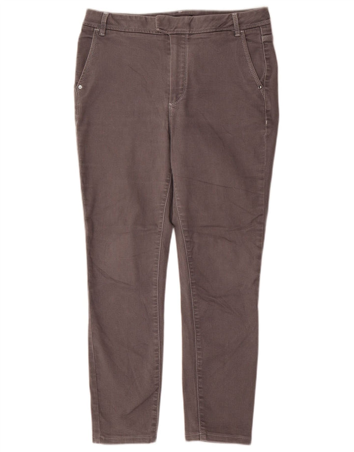 Jeans corti slim da donna Massimo Dutti medi W30 L25 grigi