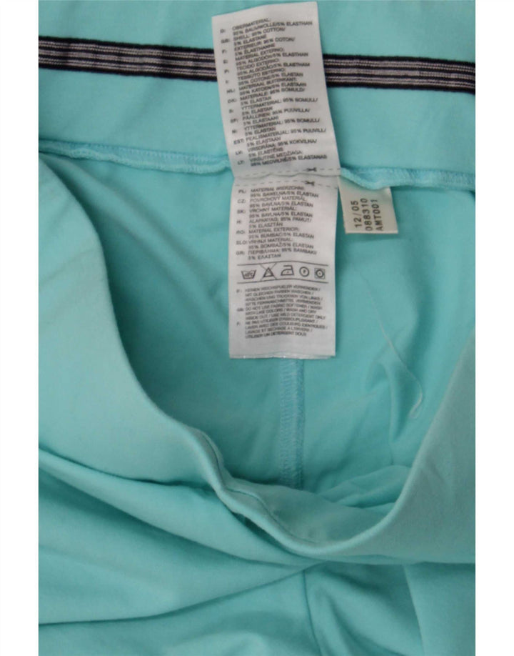 Pantaloni da tuta regolari da donna Adidas in cotone turchese medio