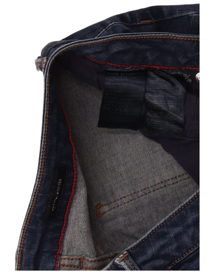 Jeans skinny da donna Tommy Hilfiger W28 L30 poliestere blu navy