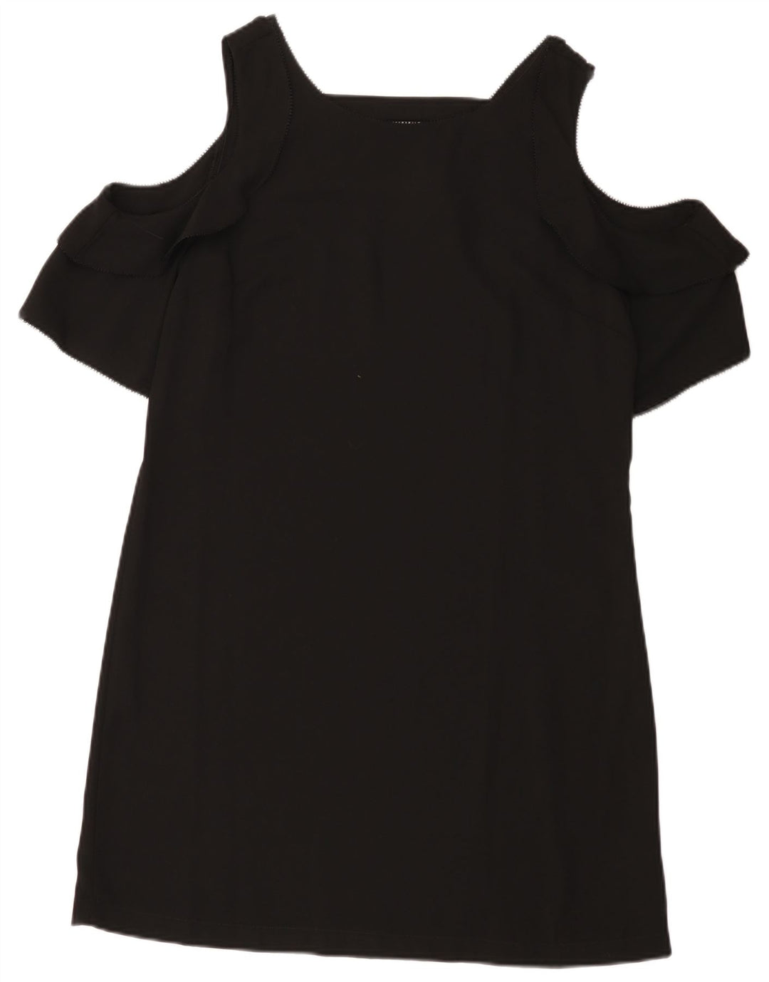 Abito da donna con spalle scoperte Successivo UK 12 Poliestere nero medio