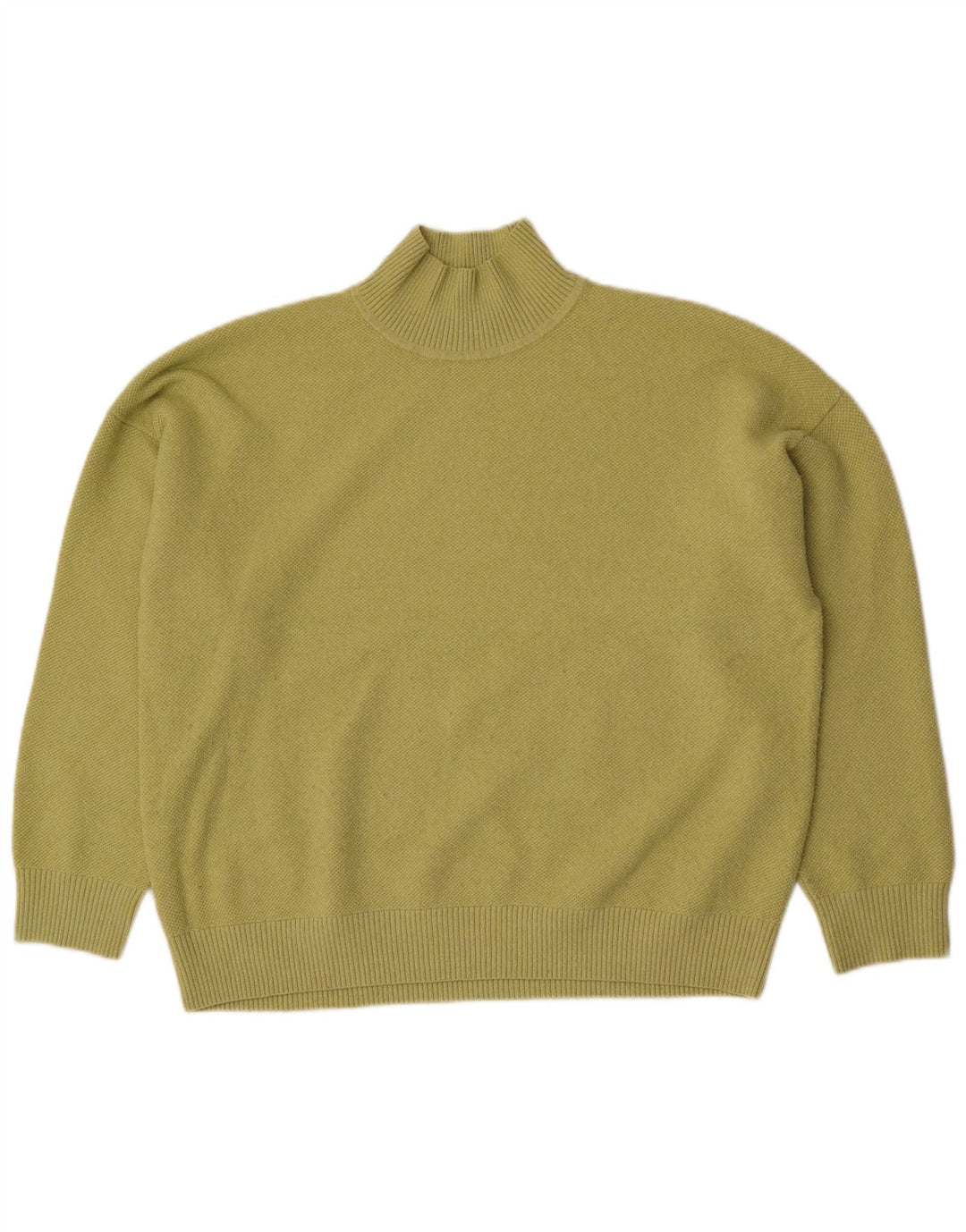 Maglione maglione a collo alto da donna Marks & Spencer UK 16 grande verde