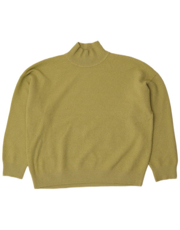 Maglione maglione a collo alto da donna Marks & Spencer UK 16 grande verde