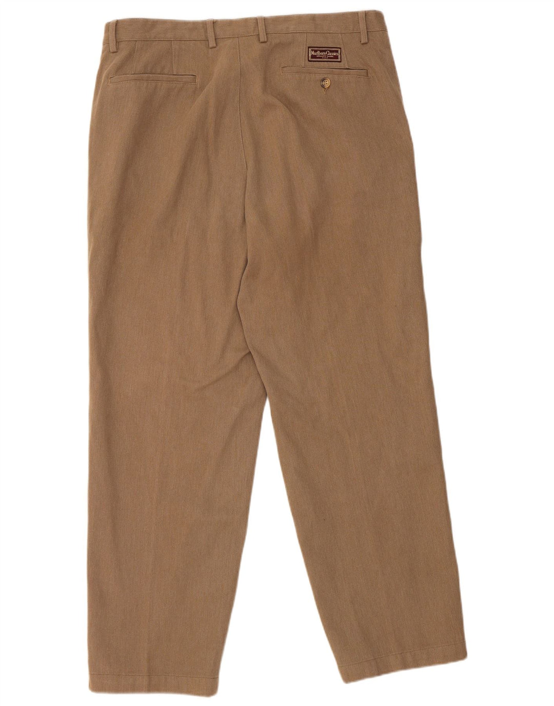 MARLBORO CLASSICS Pantaloni chino affusolati da uomo EU 54 2XL W36 L29 Beige