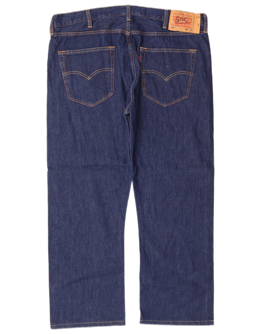 LEVI'S Jeans dritti da uomo 501 W38 L27 cotone blu