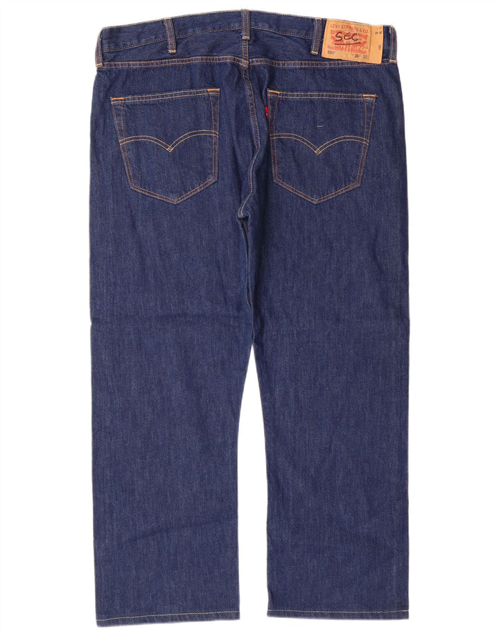 LEVI'S Jeans dritti da uomo 501 W38 L27 cotone blu