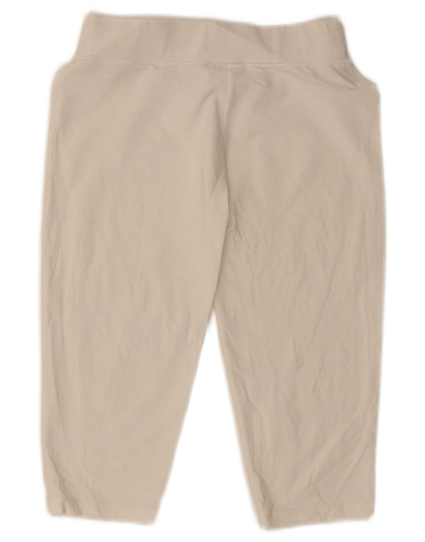 Pantaloncini sportivi da donna Champion Bermuda UK 12 cotone bianco sporco medio
